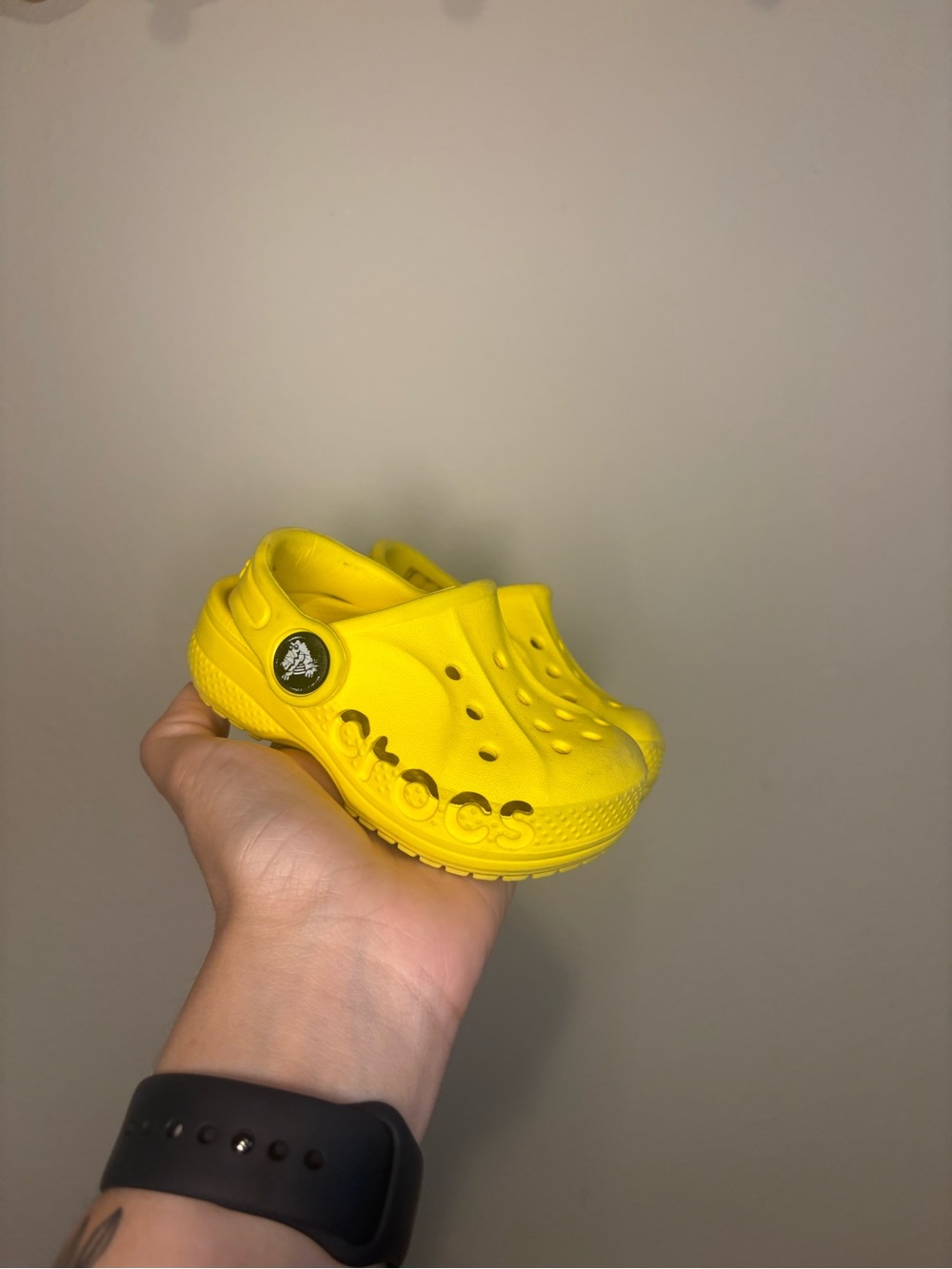 CROCS Kids Classic Clog in Yellow